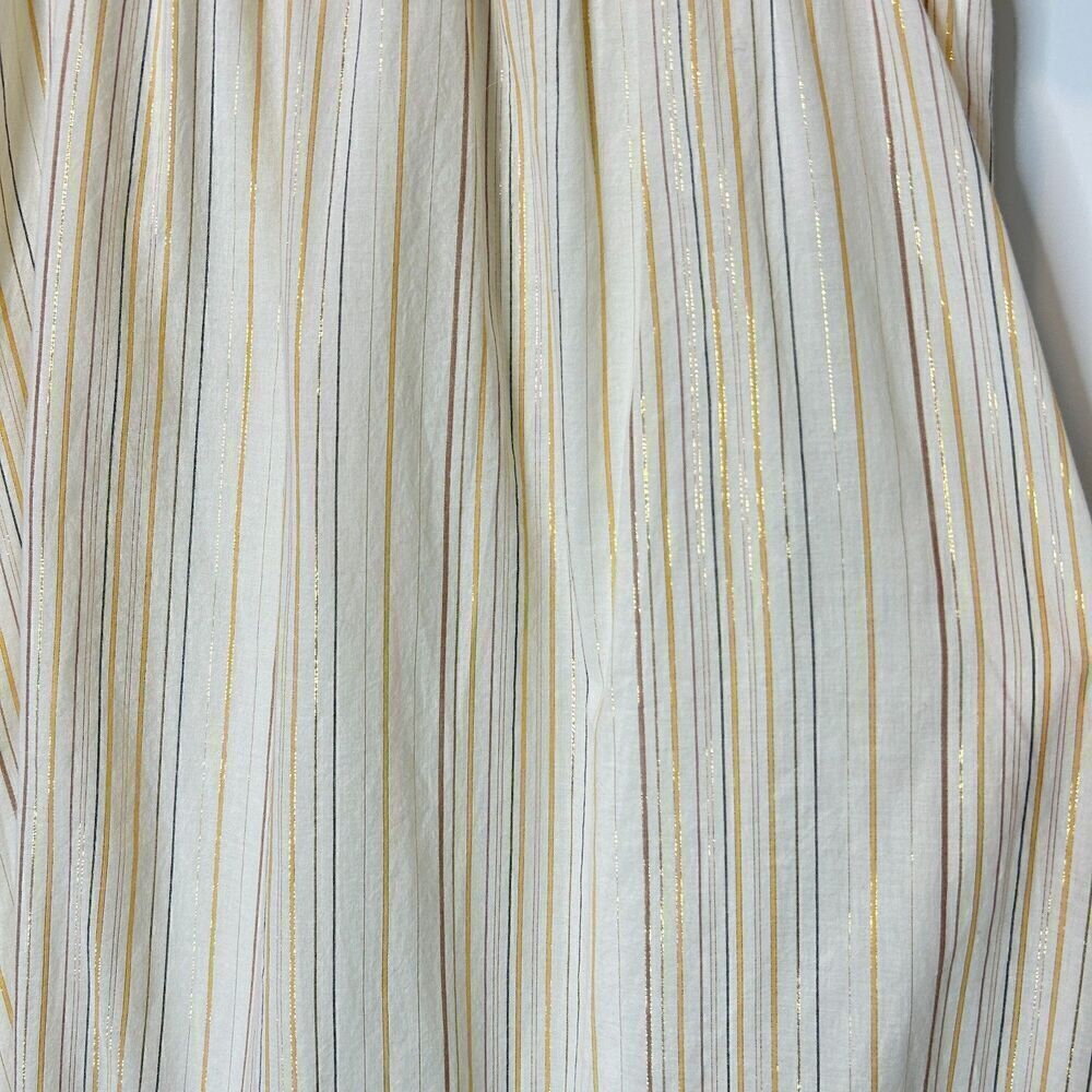 NEW Gap Ruched Tiered Striped Midi Dress Size XXL - Picture 8 of 11